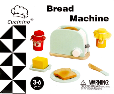 Toster drewniany Mega Creative Bread Machine z akcesoriami (5908275182641)
