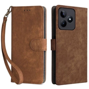 Чехол-книжка Deexe Delta Book для Realme C53 / C51 / Note 50 - Brown