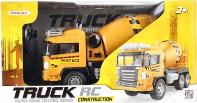 Betoniarka zdalnie sterowana SYRCAR Truck RC Żółta (5908275177753)