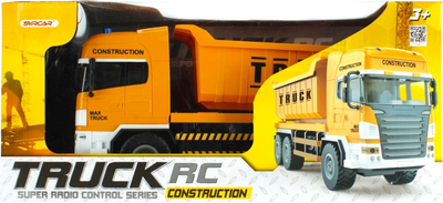 Wywrotka zdalnie sterowana SYRCAR Truck RC Super Radio Control Series Pomarańczowa (5908275177685)