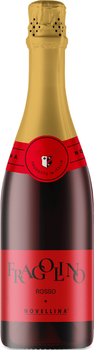 Напій на основі вина Фраголіно Novellina Rosso червоне солодке 0.75 л (8002915006209)