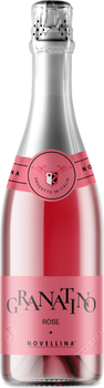 Напій на основі вина Фраголіно Novellina Granatino Rose рожевий солодкий 0.75 л (8004300358085_8002915006230)