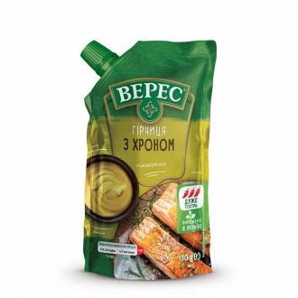 Гірчиця З хроном Верес 130 г х 16 шт
