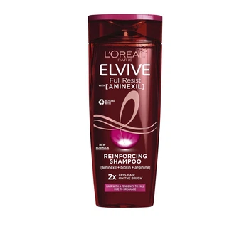 Зміцнювальний шампунь L’Oreal Paris Elvive Full Resist Arginine + Aminexil для ослабленого волосся, схильного до випадіння, 285 мл