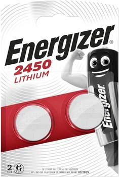 Батарейка ENERGIZER CR2450 Lithium 2шт.
