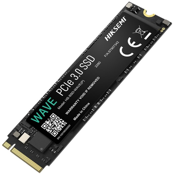 Dysk SSD Hiksemi WAVE(P) 256GB M.2 2280 NVMe PCIe 3.0 x4 3D NAND TLC (HS-SSD-WAVE(P)(STD)/256G/PCIE3/WW)