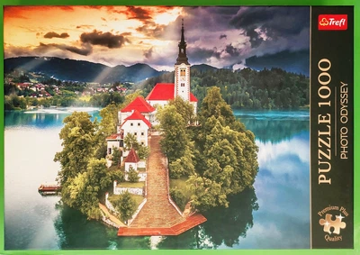 Пазли Озеро Блед. Словенія (1000 елементів). Фото Одісея. Trefl