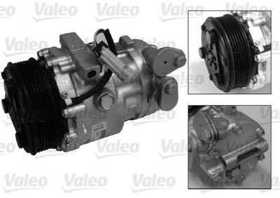 Компресор кондиціонера Valeo 813626 Opel CORSA, Meriva, Combo 13197538, 6854086, 93187225