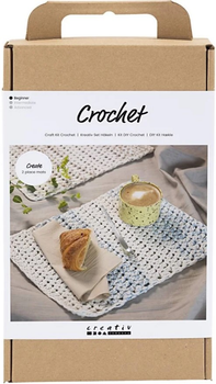 Набір для рукоділля Creativ Company Craft Kit Crochet Placemat Hat для в'язання сервірувальної серветки (5712854697279)