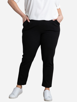 Spodnie slim fit damskie Karko Z682 42-44 Czarne (5903676016960)