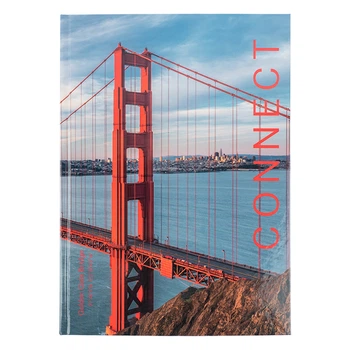 Книга канцелярська А4 96 аркушів клітинка Connect (8422-565-A)