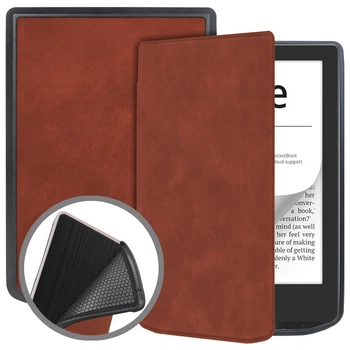Чохол Galeo TPU Folio для Pocketbook 629 Verse / Pocketbook 634 Verse Pro Brown