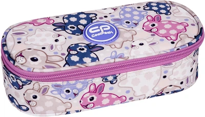 Пенал на блискавці CoolPack Campus White Bunny з органайзером для ручок 23x9x5 см (F062833)