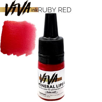 Пігмент Viva M4 Lips Ruby Red для перманентного макіяжу 6мл