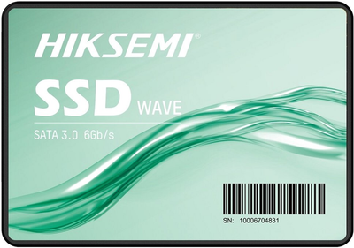 SSD диск Hiksemi WAVE(S) 512GB 2.5" SATAIII 3D NAND TLC (HS-SSD-WAVE(S)(STD)/512G/SATA/WW)