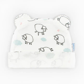 Шапочка з вушками Dexter`s інтерлок cute lambs 38