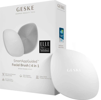 Щітка для обличчя GESKE Facial Brush 4 в 1 білий