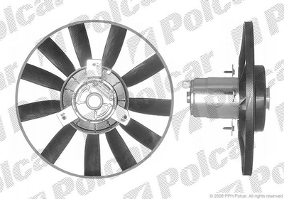 Вентилятор охолодження двигуна Polcar 953823U4Q Volkswagen Golf, Vento 1H0959455M, 1H0959455L, 1H0959455K