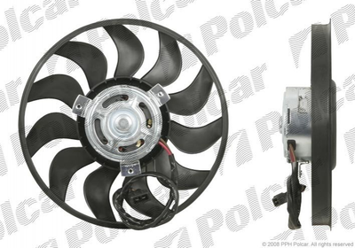 Вентилятор охолодження двигуна Polcar 956623U1 Volkswagen Transporter 701959455E, 701959455C, 701959455A