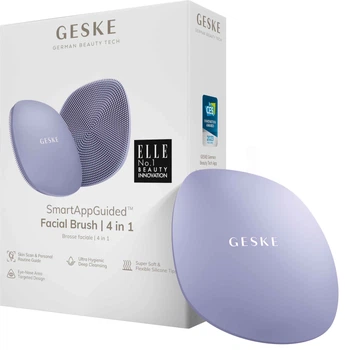 Щітка для обличчя GESKE Facial Brush 4 в 1 фіолетовий