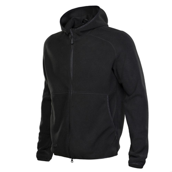 Тактична M-Tac кофта Lite Microfleece Hoodie Black чорна М