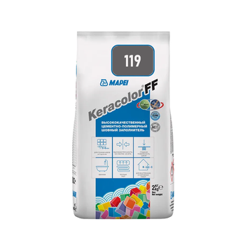 Цементна фуга Mapei Keracolor FF 119 сірий лондон 2кг