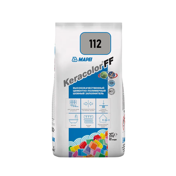 Цементная затирка Mapei Keracolor FF 112 серый 2кг