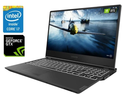Ігровий ноутбук Lenovo Legion Y540-15IRH / 15.6" (1920x1080) IPS / Intel Core i7-9750H (6 (12) ядер по 2.6 - 4.5 GHz) / 32 GB DDR4 / 512 GB SSD + 1000 GB HDD / nVidia GeForce GTX 1650, 4 GB GDDR6, 128-bit / WebCam / Win 10 Home б/в