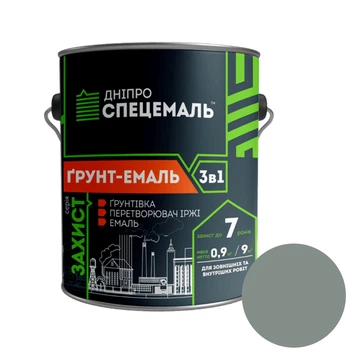 Грунт-емаль 3 в 1 DSE світло-сіра 2.5кг