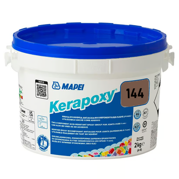 Эпоксидная затирка для швов Mapei Kerapoxy 144 Шоколад 2кг