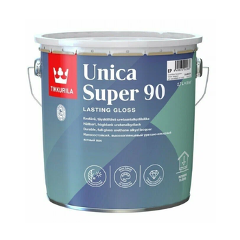 Лак для дерева Tikkurila Unica Super 90 глянцевая 2.7л