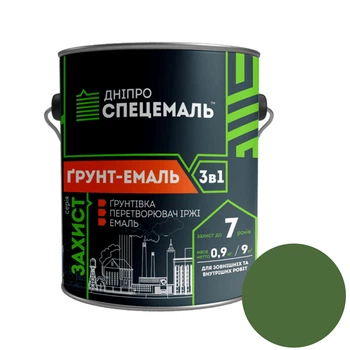 Грунт-емаль 3 в 1 DSE олива 2.5кг