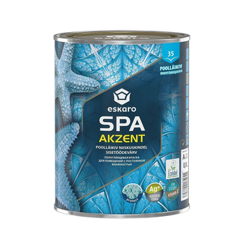 Влагостойкая краска Eskaro Akzent Spa полуглянцевая 0.9л