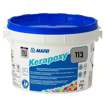 Эпоксидная затирка для швов Mapei Kerapoxy 113 Темно-серый 2кг