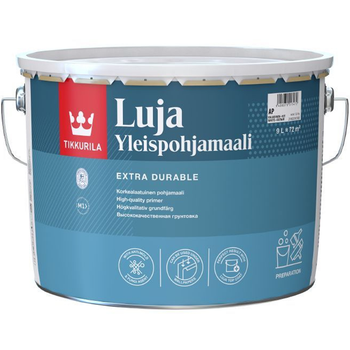 Латексная грунт-краска Tikkurila Luja Yleispohjamaali глубокоматовая 9л