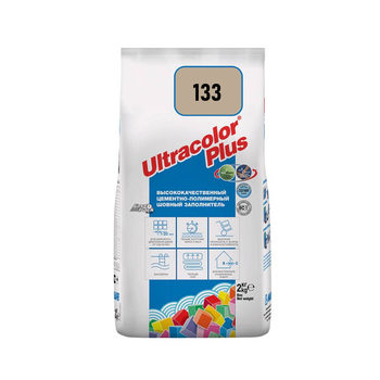 Фуга для швів Mapei Ultracolor Plus 133 пісочний 2кг