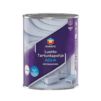 Адгезионная грунт-эмаль Eskaro Luotto Tartuntapohja Aqua матовая 0.9л