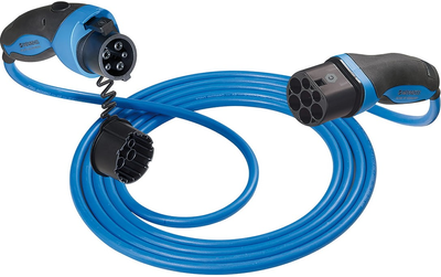 Kabel do ładowania samochodów elektrycznych Mennekes Mode 3 Type 2 - Type 1 3.7 kW 7.5 m Blue (MEK36210)