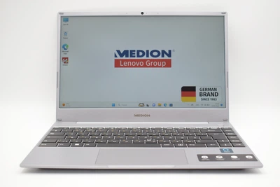 Ноутбук 14" Medion (Lenovo Group) E14308 AMD Ryzen 3 4300U (2.7 — 3.7 ГГц) RAM 8 ГБ SSD 1 ТБ AMD Radeon Graphics Win11 б/в Тонкий металевий корпус (2561)