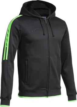 Толстовка Joma OLIMPIADA черно-зеленая XL 103707.117