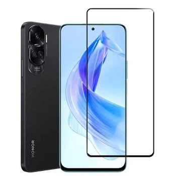 Защитное стекло LUX для Honor 90 Lite полная проклейка черный