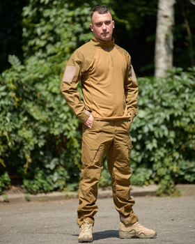 Тактичні костюм «Military» колір койот Сорочка убакс + штани кайман 54