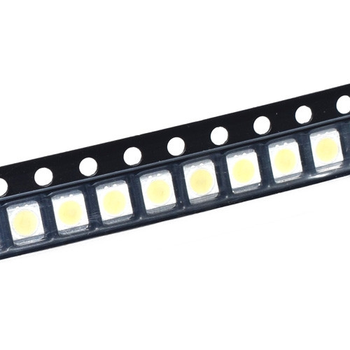 100x 3528 SMD LED 3В 0.2Вт 21-23лм світлодіод, білий