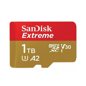 Карта памяти microSDXC (UHS-1 U3) SanDisk Extreme A2 1TB class 10 V30 (R190MB/s,W130MB/s) (adapter SD) SDSQXAV-1T00-GN6MA