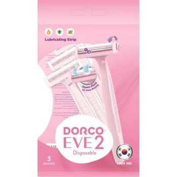 Dorco EVE3 для жінок 2 леза 3 шт