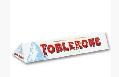 Белый шоколад Тоблерон с медово-миндальной нугой TOBLERONE100 г