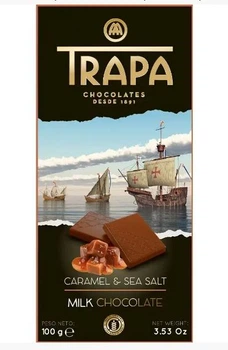 Шоколад Trapa Choco Milk соленая карамель, 100 г