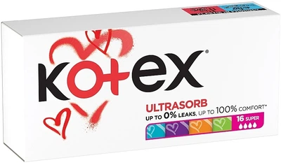 Тампони "Супер", 16 шт - Kotex 16шт (791278-27288)