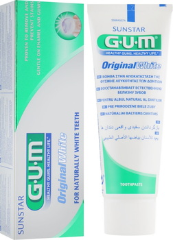 Зубна паста "Природньо білі зуби" - G.U.M Original White 75ml (447393-23768)