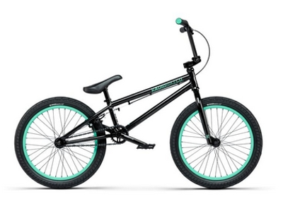 Велосипед BMX Radio Saiko 20", рама 19.25", чорний з бірюзовим 2021